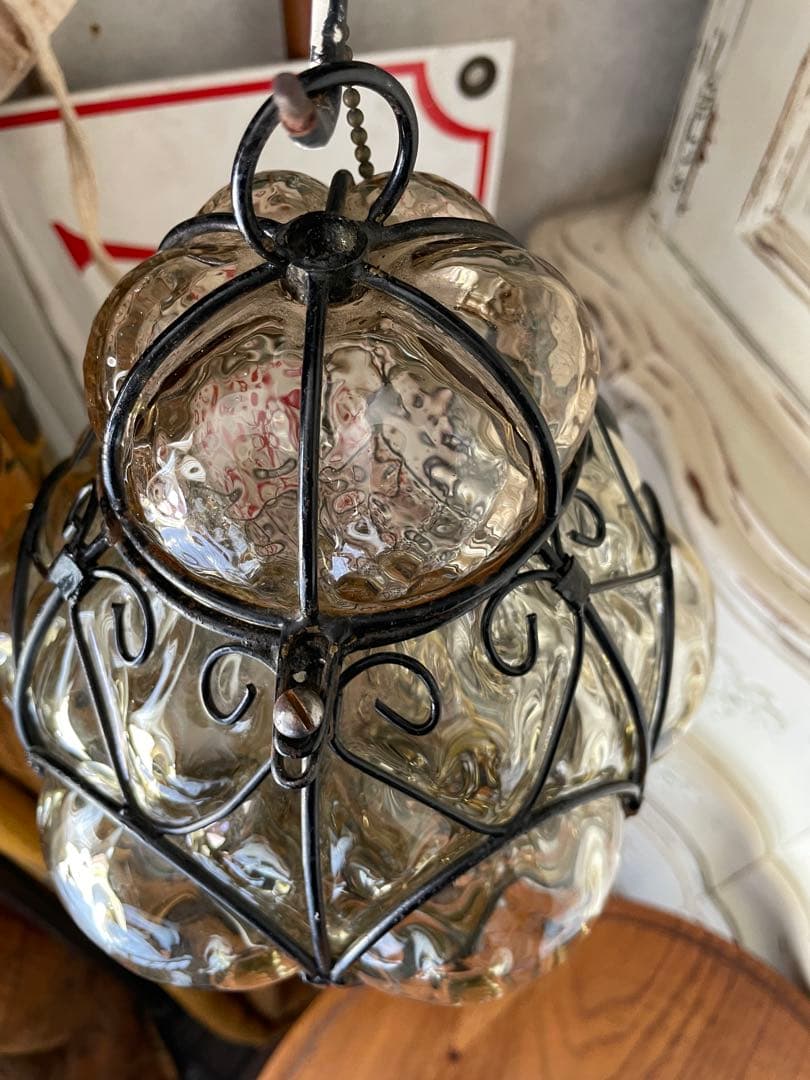 Takashi様専用ですムラーノ ガラス ペンダントライト ランプ シェード