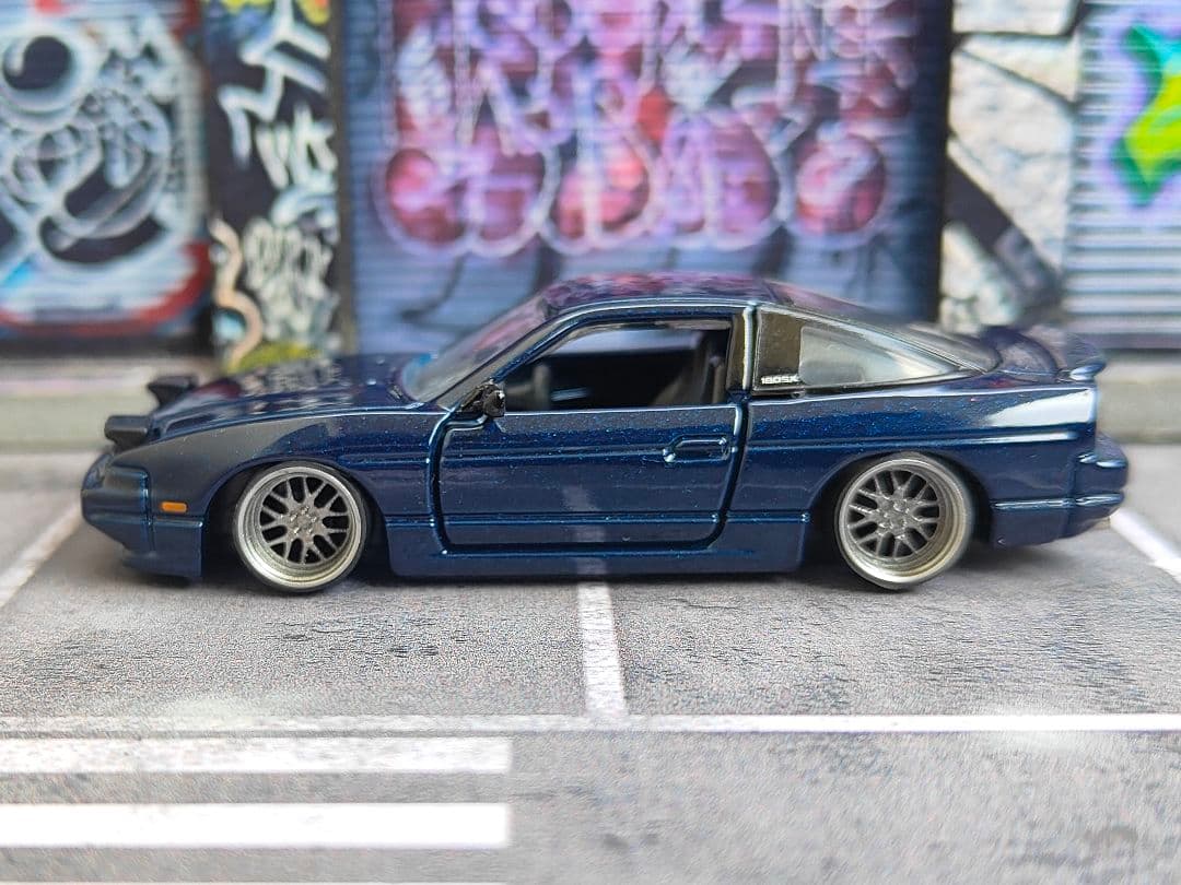 トミカ改造 日産 180sx ワンエイティー プレミアム☆深リムホット