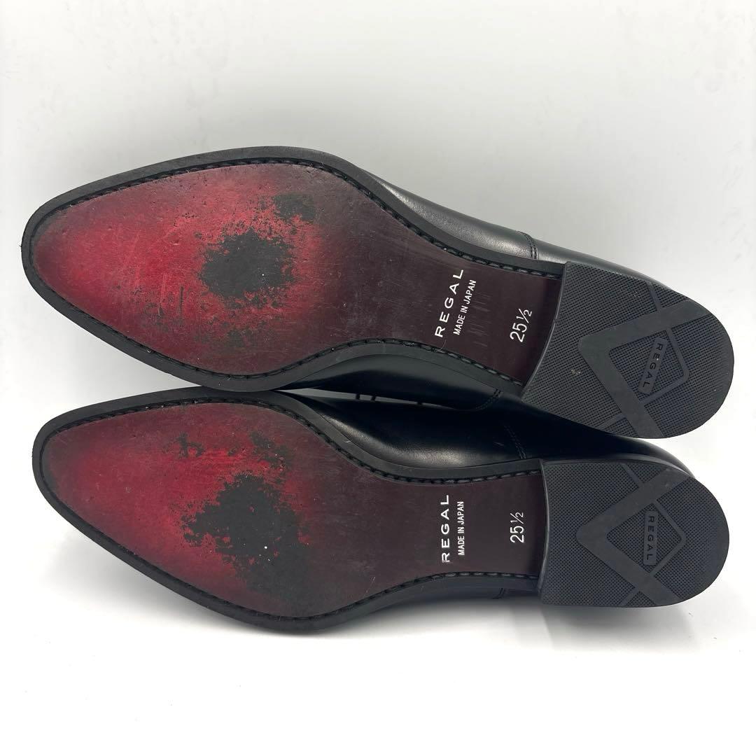 ✨美品✨リーガルREGAL 21VR ストレートチップ【25.5cm】ブラック