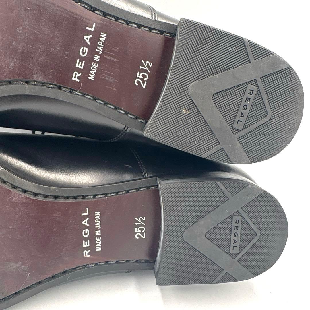 ✨美品✨リーガルREGAL 21VR ストレートチップ【25.5cm】ブラック