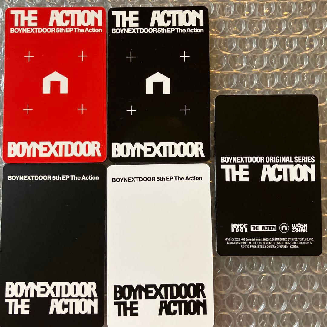 ウナク】 『The Action』 トレカ5枚セット BOYNEXTDOOR - メルカリ