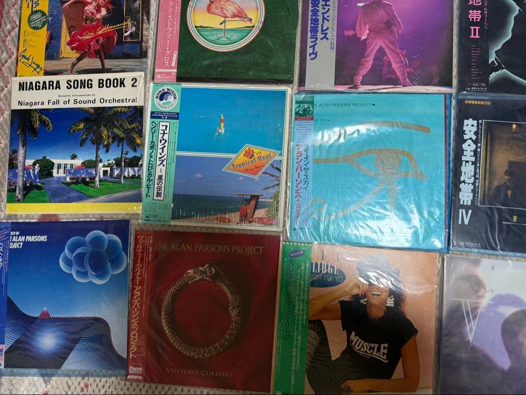 レコードまとめ売り 安全地帯 中島みゆき シンディ・ローパー 大瀧詠一
