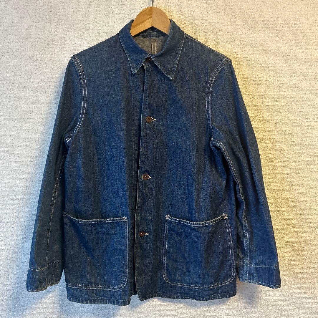 40s スペシャル品 カバーオール 大戦モデル 月桂樹ボタン ヴィンテージ
