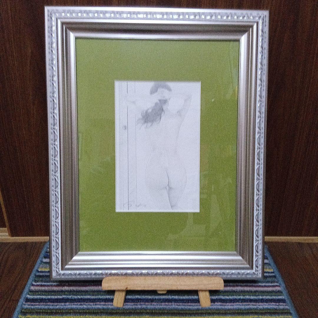 最終値下げ！石川吾郎★「タイトル不明」★貴重な原画★世界で1枚のみ★裸婦・鉛筆画