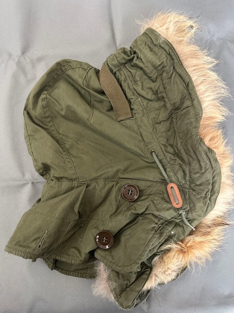 M-51 パーカー用フード ワイヤー折れ2箇所