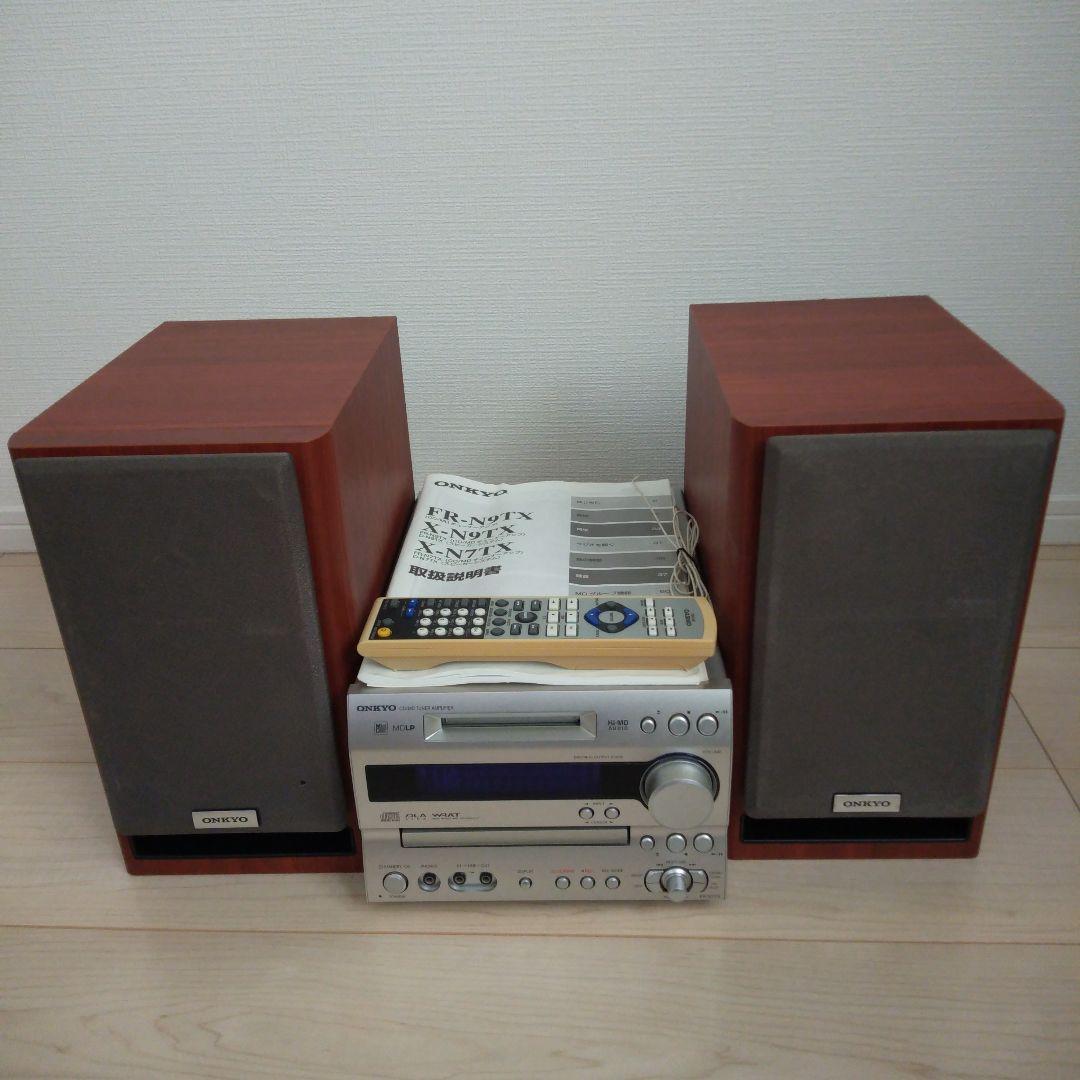 オンキョー ONKYO コンポ FR-N7TX(説明書・リモコン付き) - メルカリ