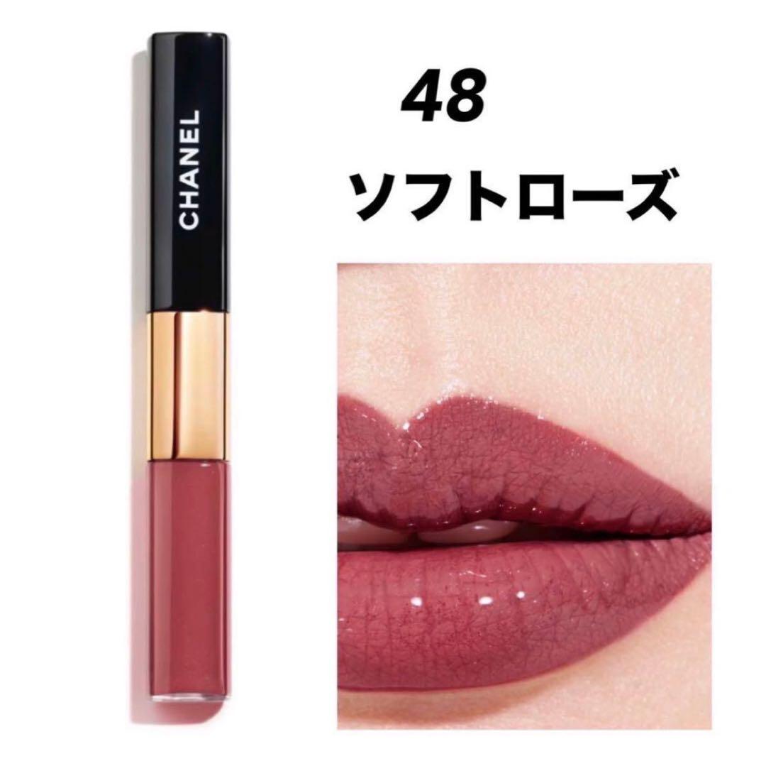 CHANEL ル ルージュ デュオ ウルトラ トゥニュ ソフトローズ 48 - メルカリ