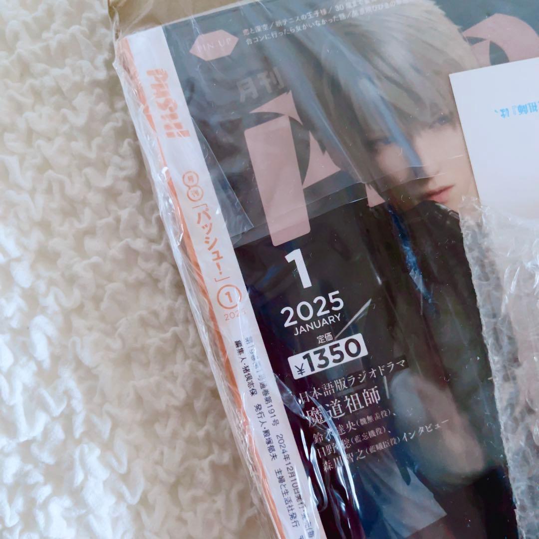 魔道祖師 PASH！ 2025年1月号 アクスタ アクリルブロック 雑誌 イラカ