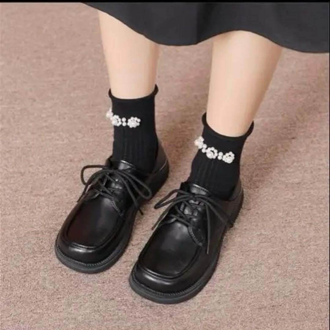 ブラック レザー ローファー 厚底 shrink - メルカリ