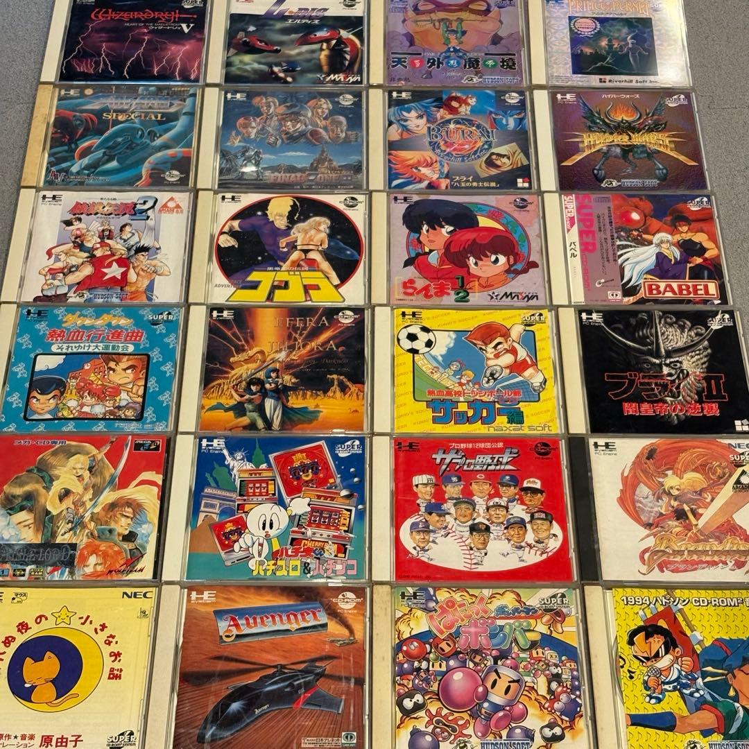 PCエンジン ソフト まとめ売り CD-ROM ① レトロゲーム 動作未確認