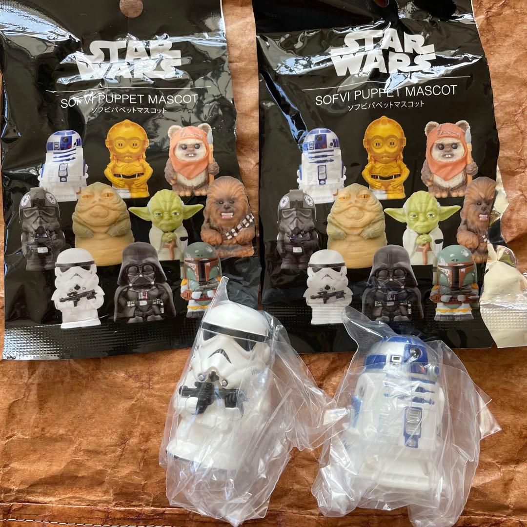スターウォーズ ソフビパペットマスコット R2-D2 ストームトルーパー