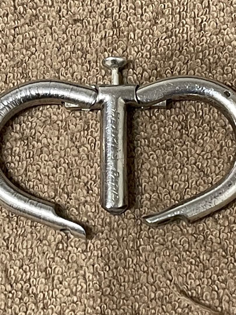 HERMES エルメス シェーヌダンクル カラビナ キーリング - メルカリ