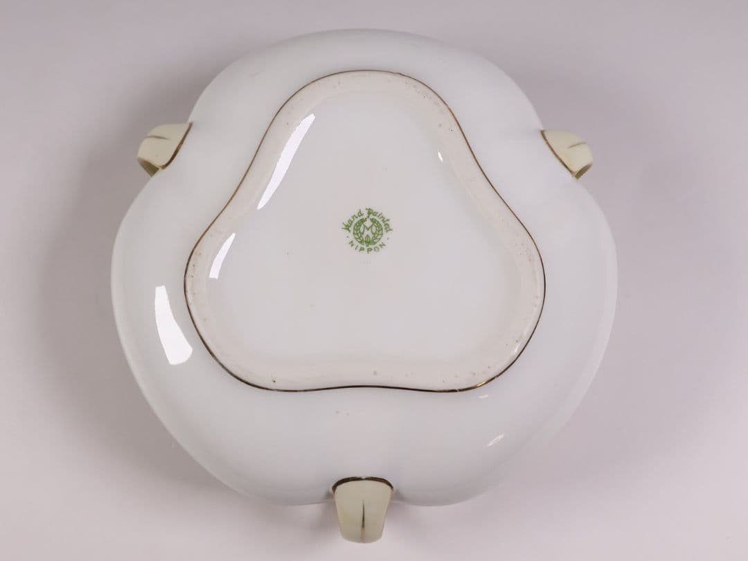 CM307】オールドノリタケ 草花 三耳 皿 鉢 幅18.3cm 金彩 水仙 - メルカリ