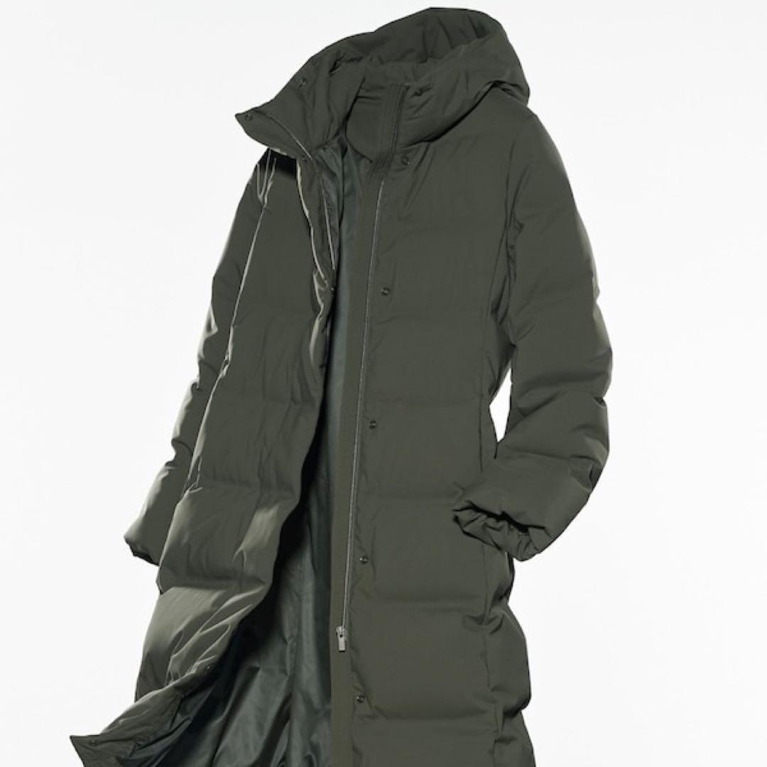 極美品】UNIQLOユニクロ シームレスダウンロングコート Mサイズ - メルカリ