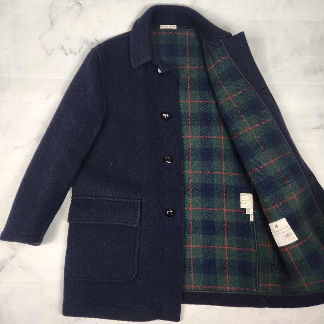 【英国製】MONTGOMERY モンゴメリー チェスターコート 42 ネイビー MONTGOMERY/モンゴメリー】Kennington NAVY