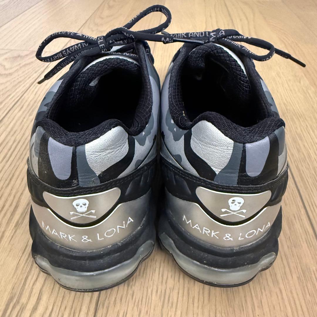 26.5cm ASICS MARK & LONA カモフラージュ ゴルフシューズ