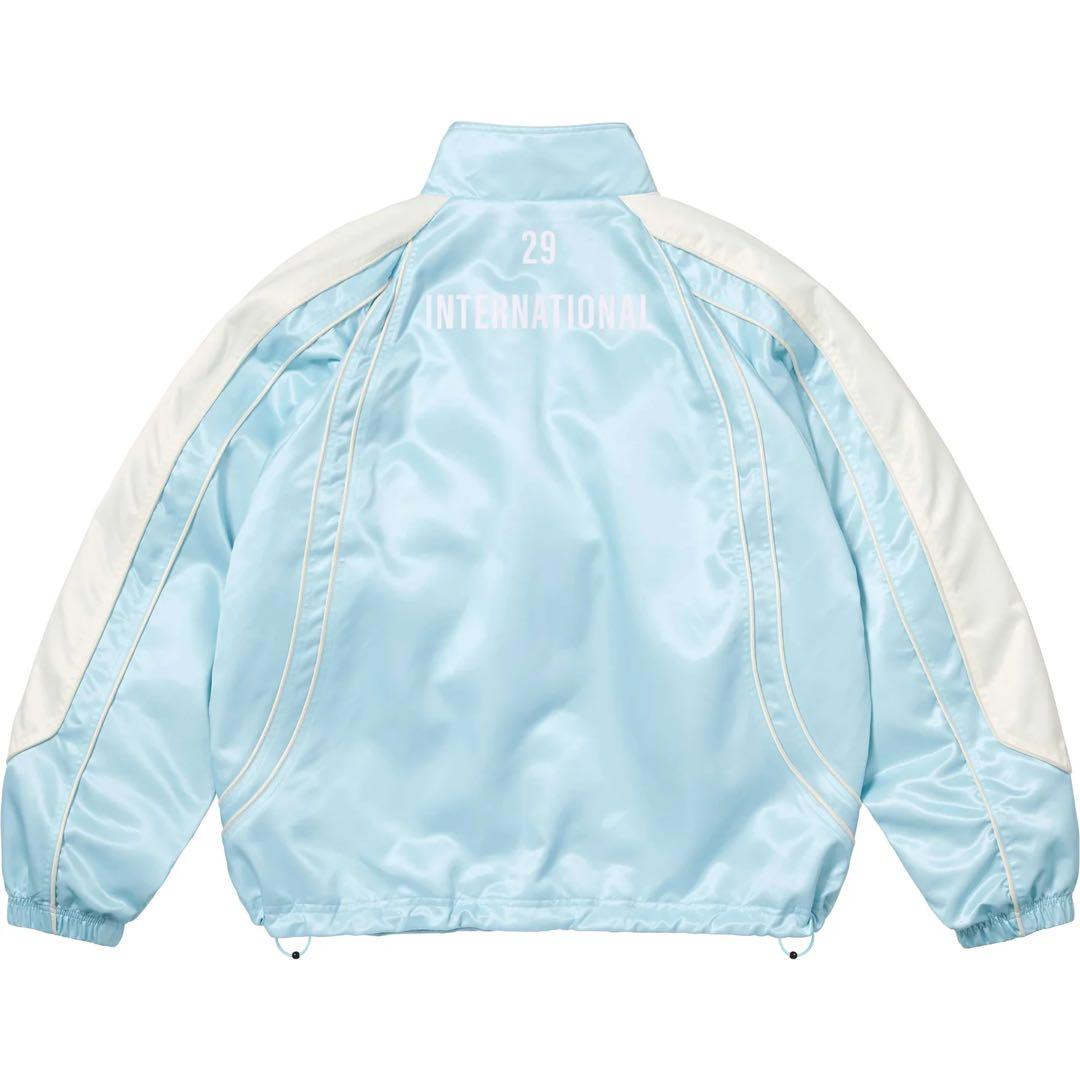 Supreme Satin Piping Pullover Light Blue - メルカリ