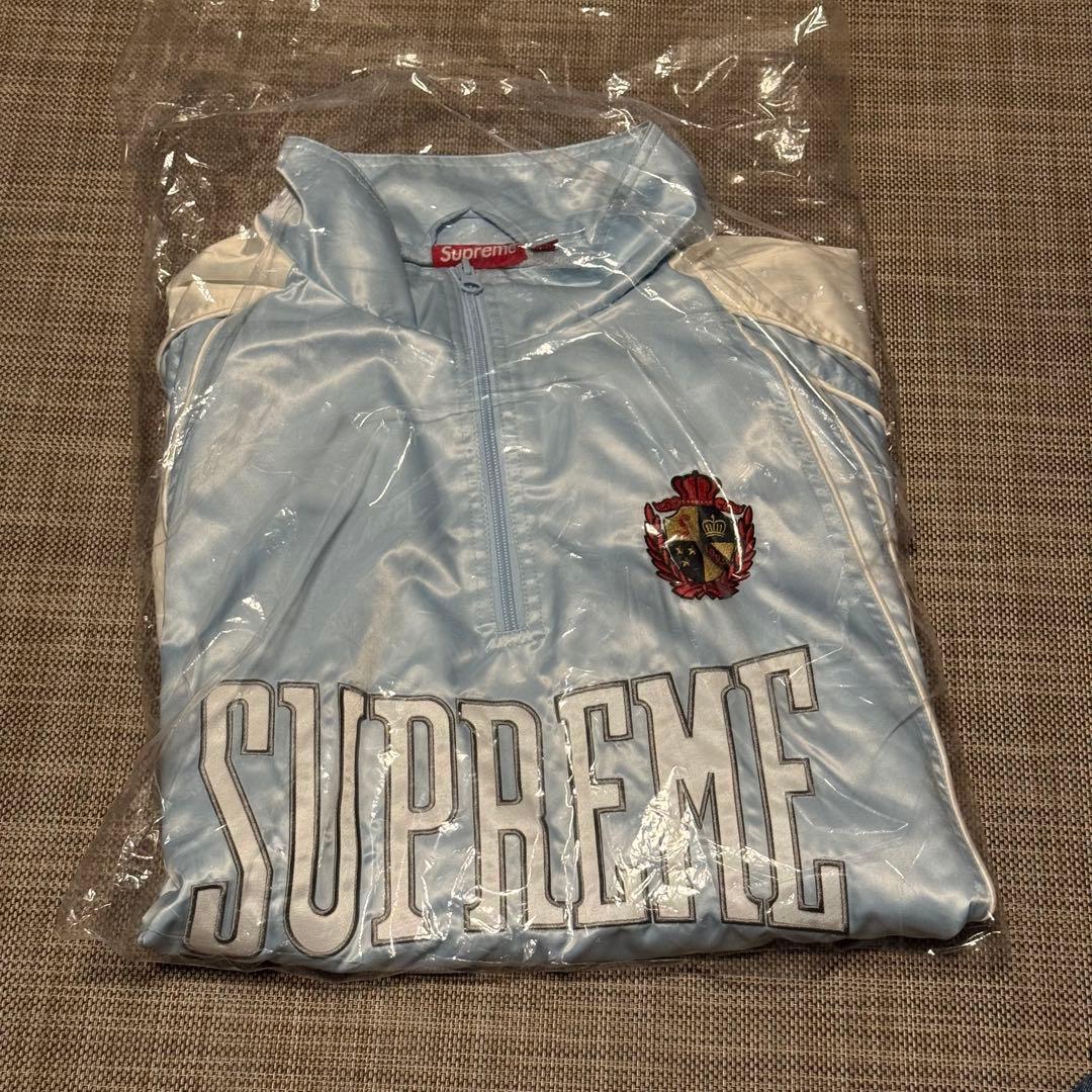 Supreme Satin Piping Pullover Light Blue - メルカリ
