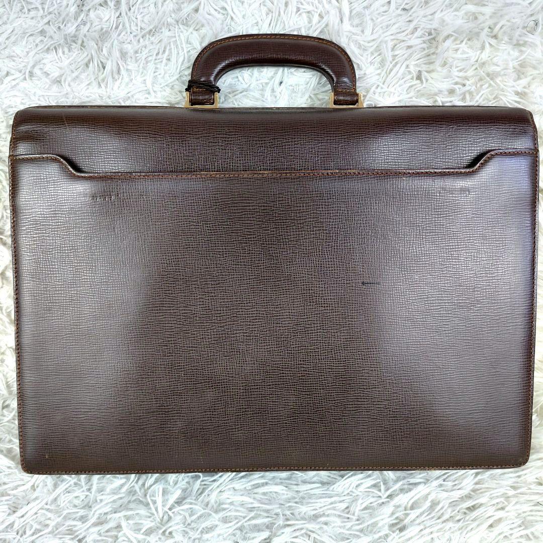 LOEWE アナグラム ゴールド金具 レザービジネスバッグ ブリーフケース