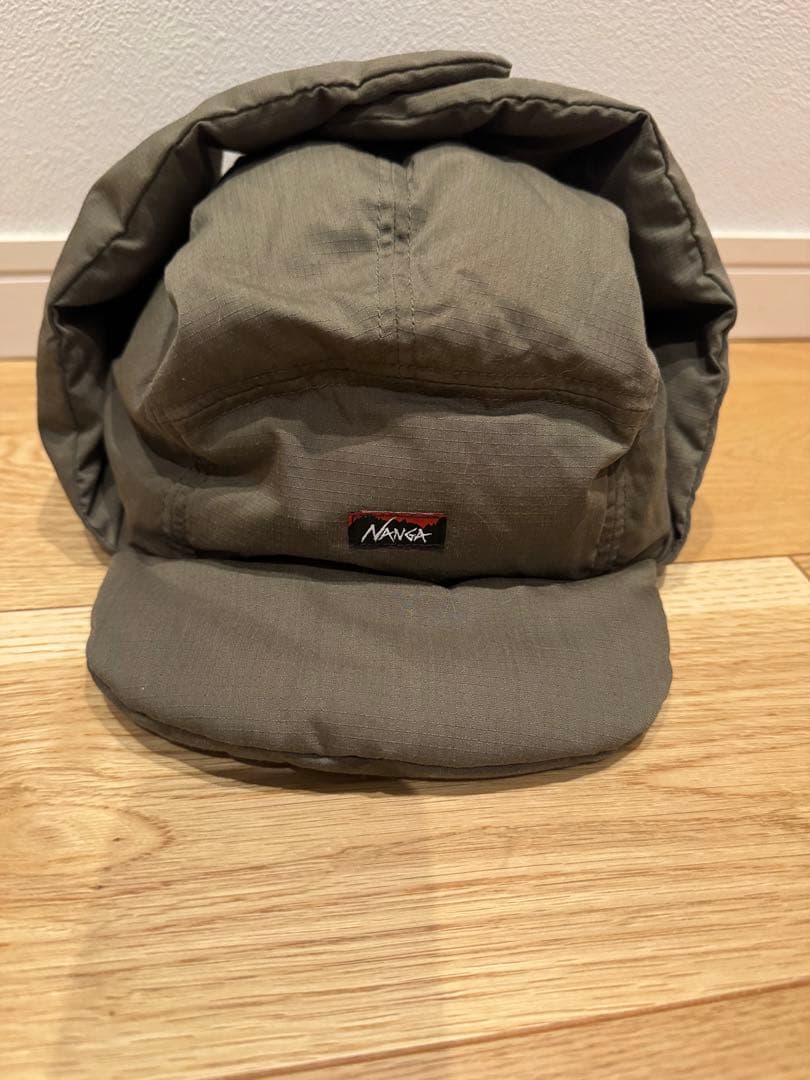 NANGA カーキ フライトキャップ NANGA（ナンガ） 最大53%☆3/1迄 帽子 メンズ オーロラ オーロラ