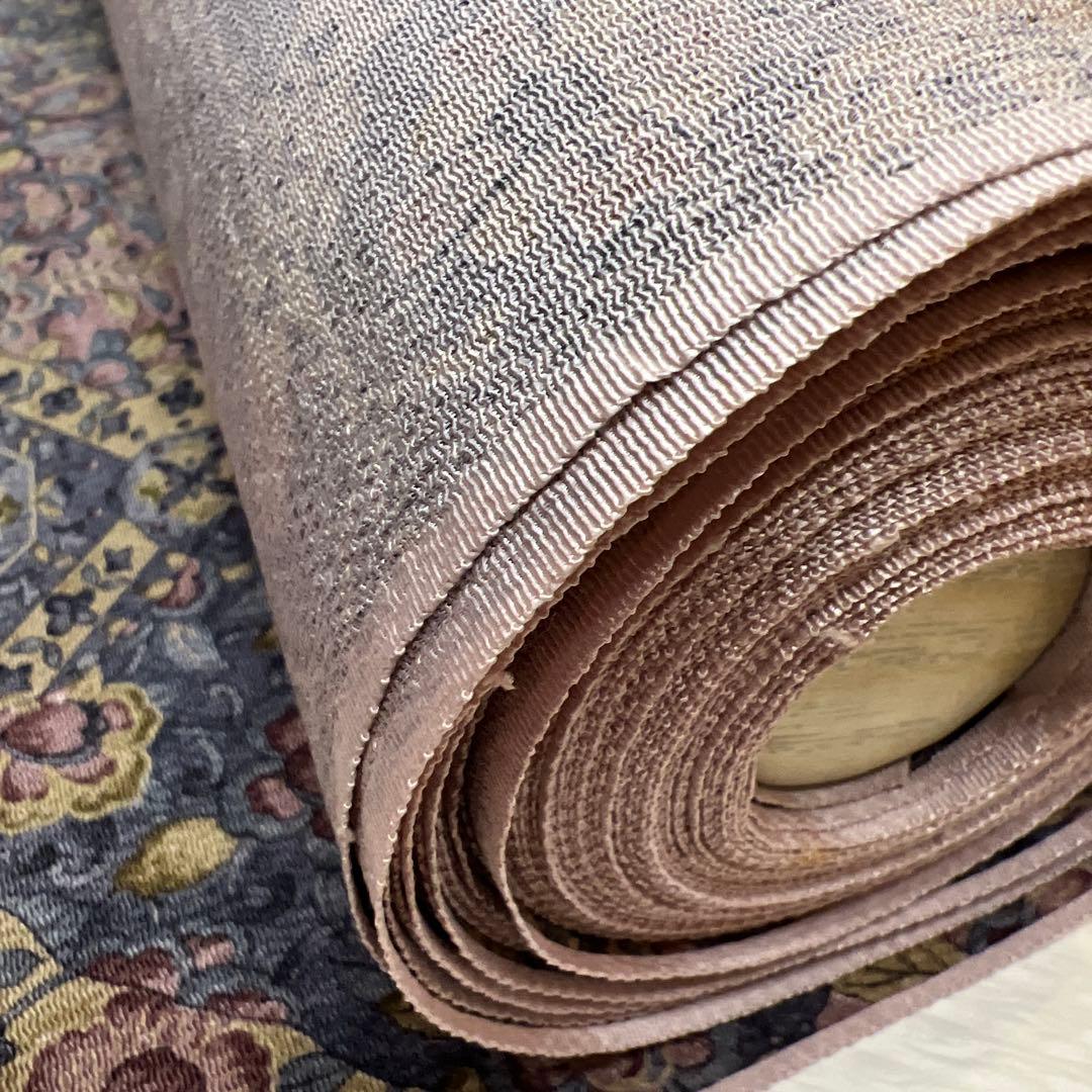 高級ちりめん】 更紗模様 反物 正絹 ピンク 着物 - メルカリ