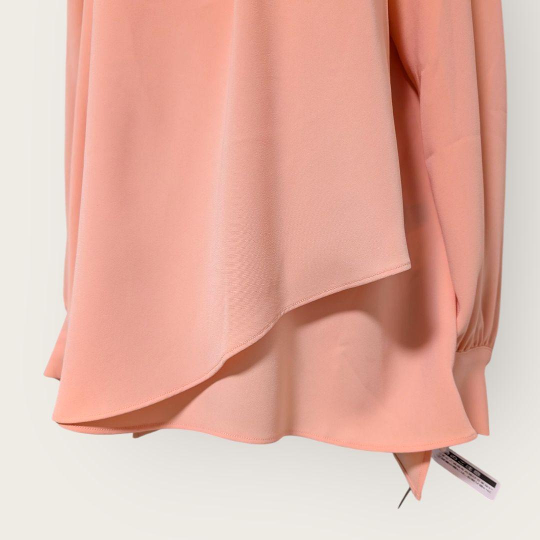 新品タグ付】ダーマコレクション サーモンピンク ブラウス 13号 DAMA