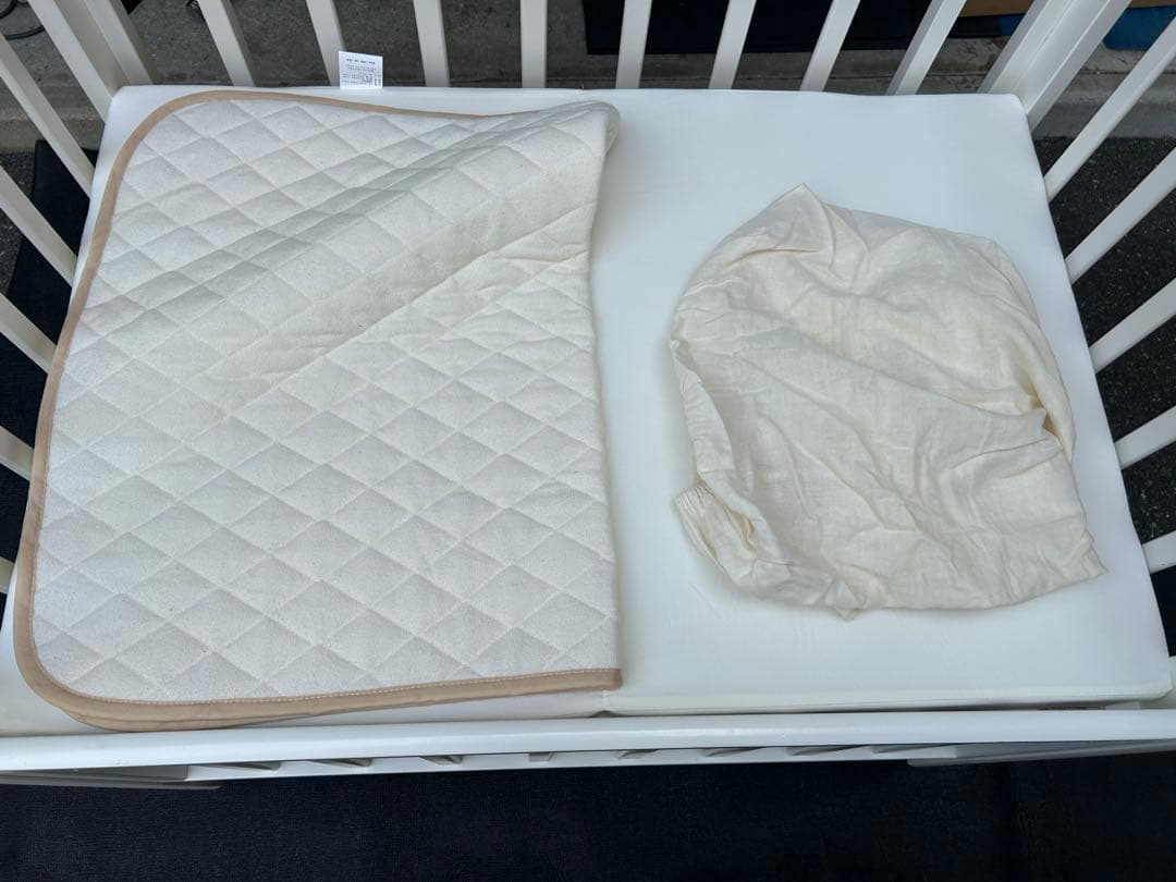 引取・配達】カトージ ベビーベッド ミニタチベッド ビアンコ2 大阪