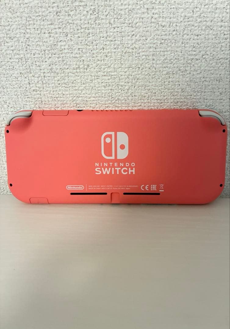 未使用】Nintendo Switch Lite コーラル 本体＋純正充電器 - メルカリ