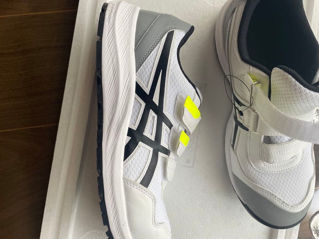 最終値下げasics 安全靴 ホワイト/グレー 26.5cm
