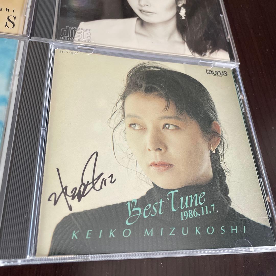 水越けいこ CD レコード 全10点直筆サイン入り！ 水越恵子 シティ
