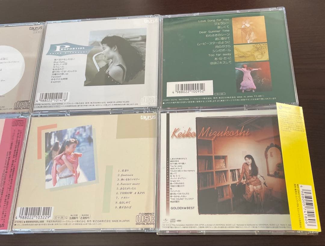 水越けいこ CD レコード 全10点直筆サイン入り！ 水越恵子 シティ