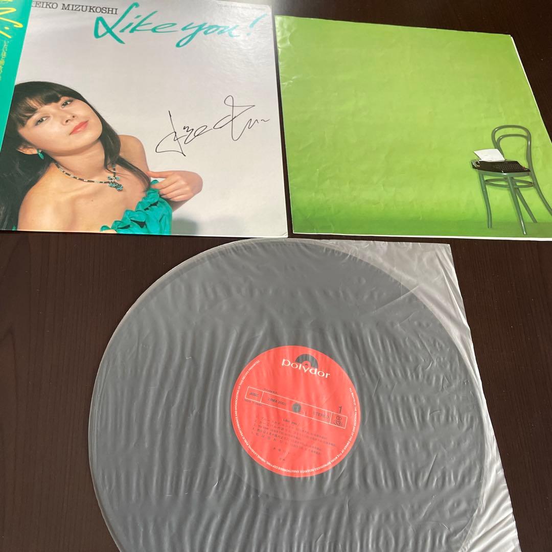 水越けいこ CD レコード 全10点直筆サイン入り！ 水越恵子 シティ