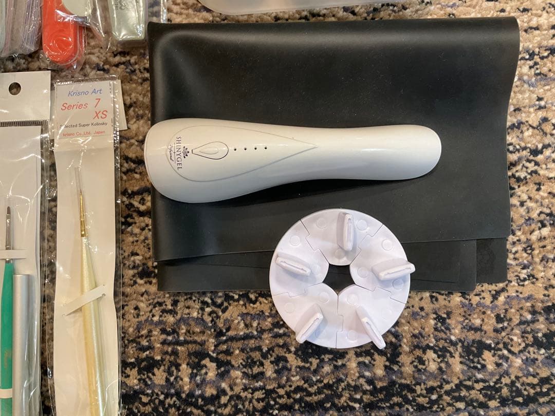 ネイルブラシ モアクチュール tati プレスト ハンドライト ネイル