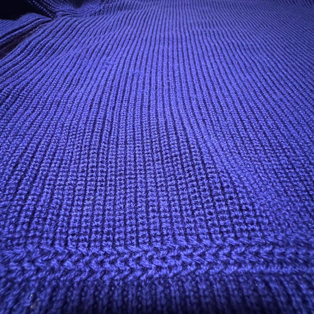 wool100％ 90's Patagonia 紫色 リブ編み セーター S