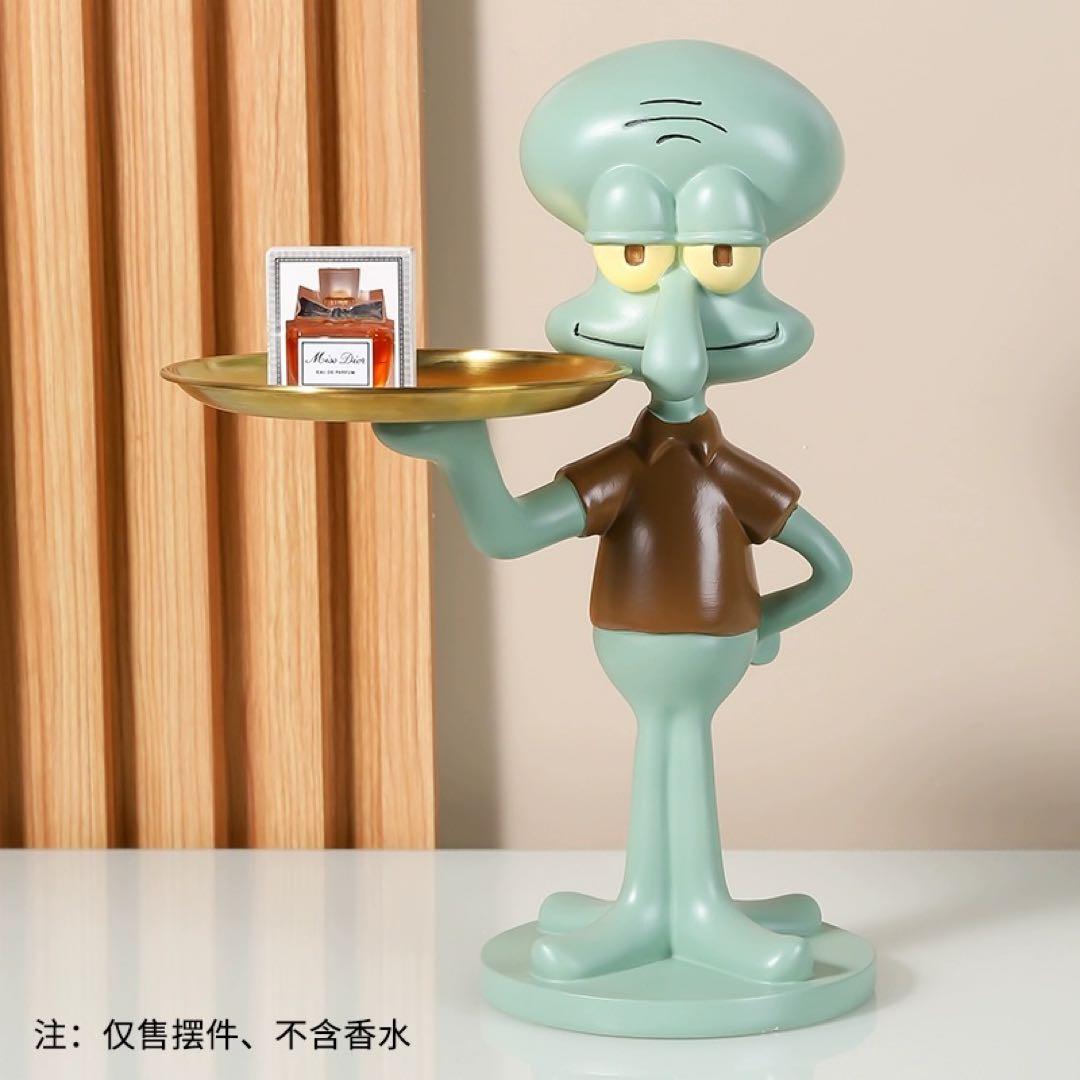 スポンジ・ボブ イカルド フィギュア 収納 キーラック ジュエリー