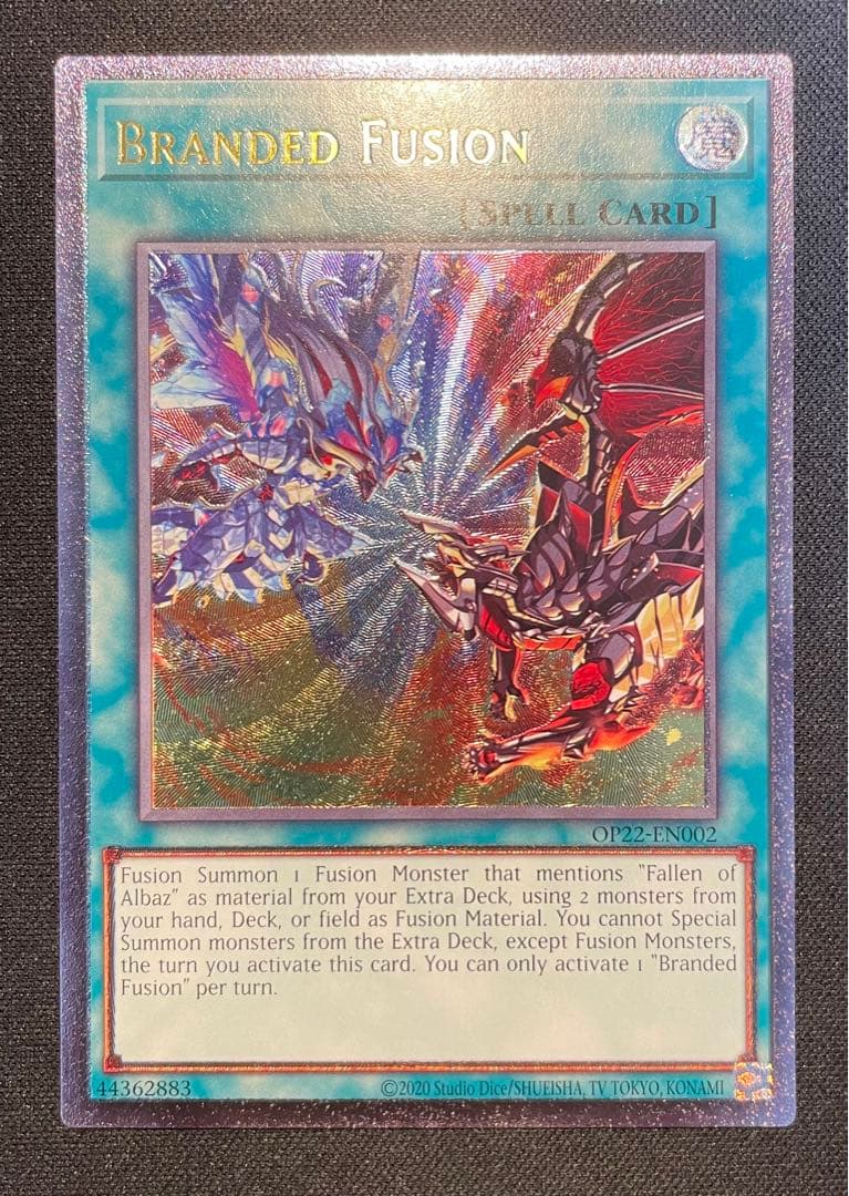 烙印融合 EU版 英語版 レリーフ 遊戯王 - メルカリ