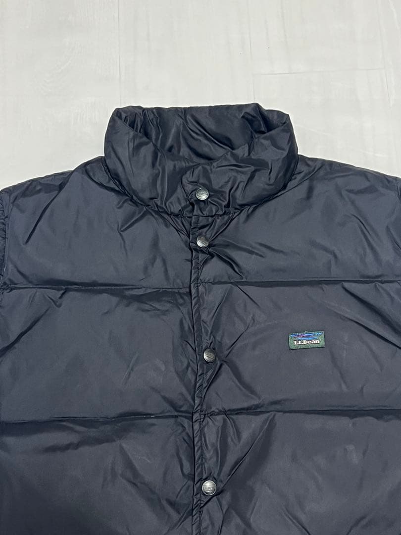 トップス 70s 80s L.L.BEAN down best XL black