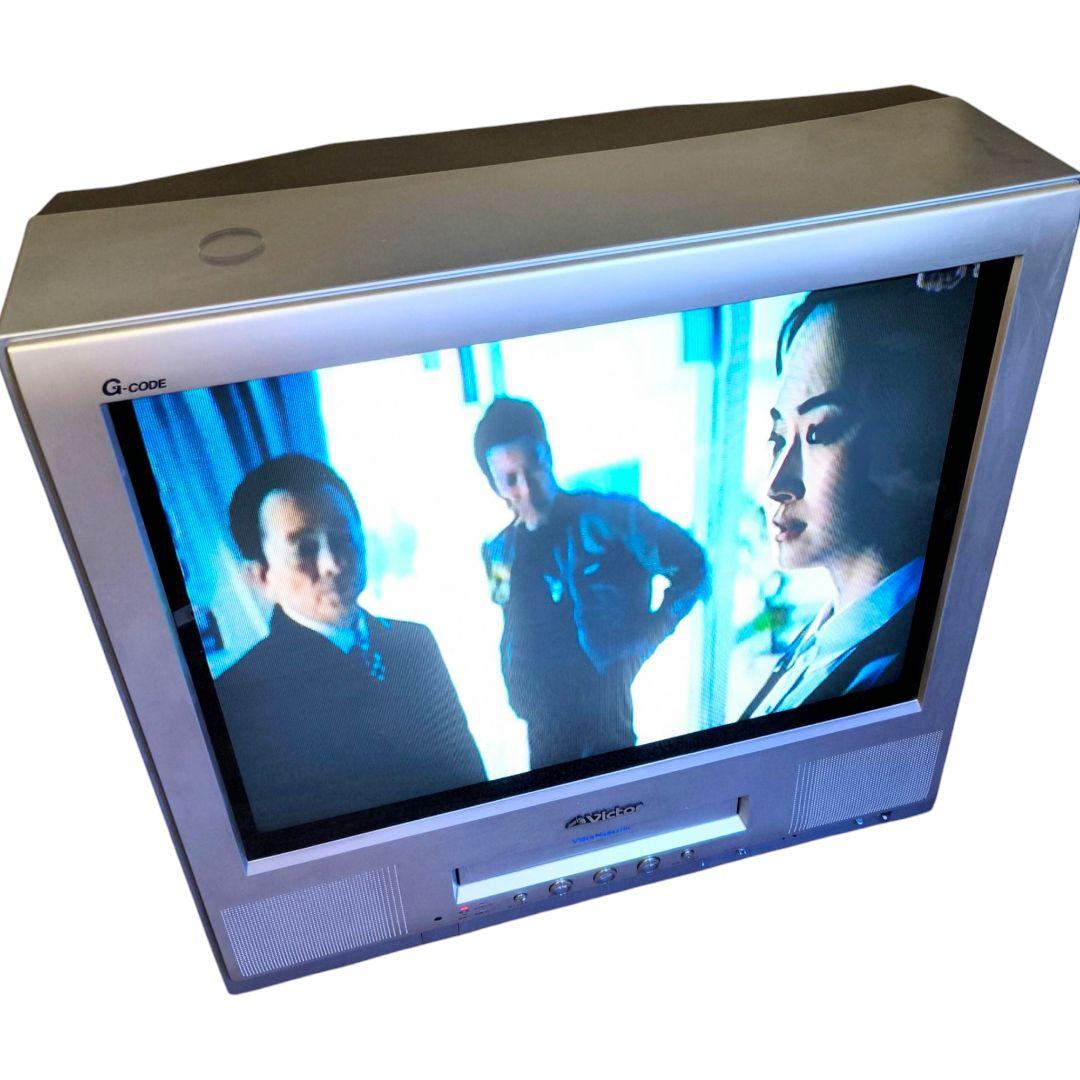 昭和レトロ】ビクター 21型フラットステレオテレビデオ AV-21VR1型