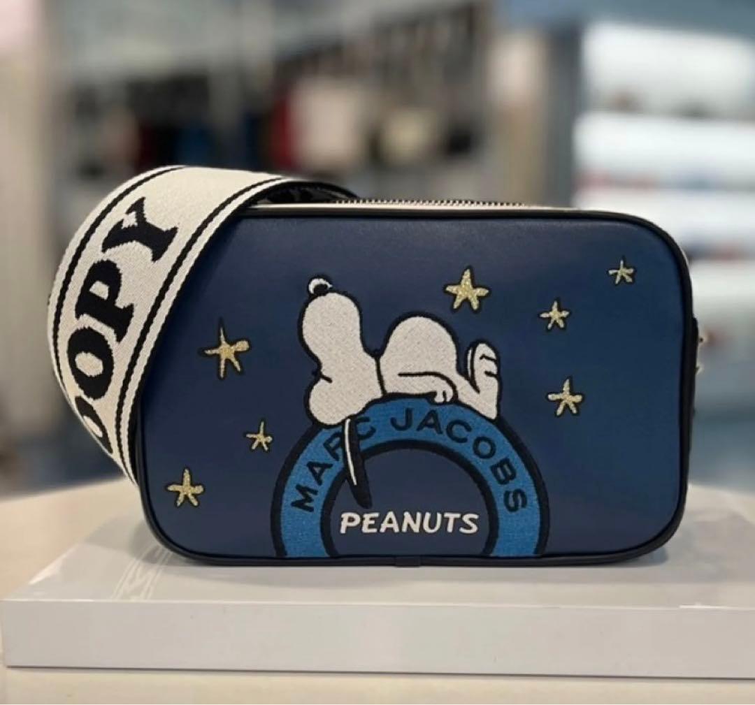 マークジェイコブス スヌーピー ロゴ レザークロスボディ - メルカリ