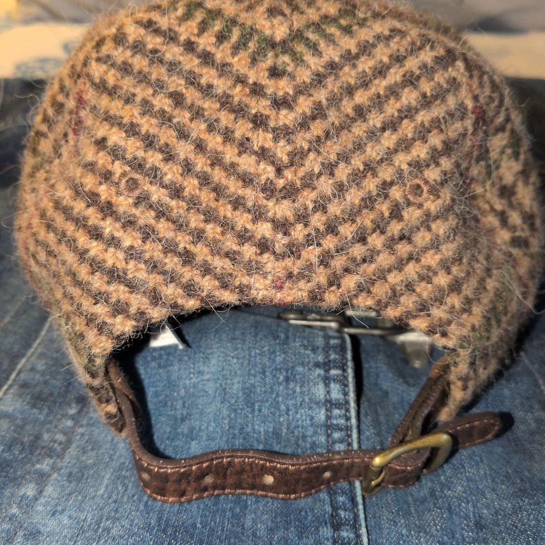 美品】ラルフローレングレンチェックツイード ボールキャップ - メルカリ