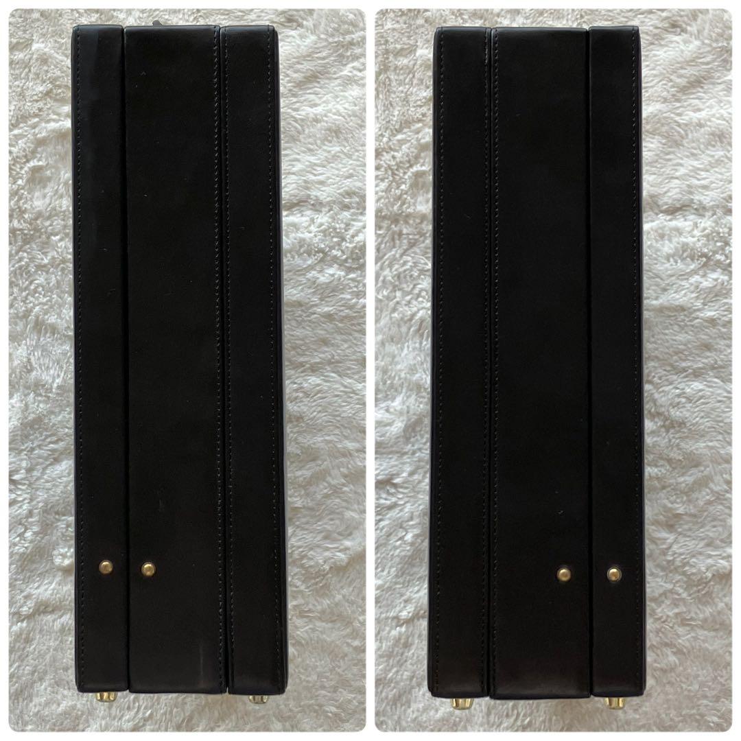 極上品 CAGIVA ITALY 本革 レザー アタッシュケース ブラック - メルカリ