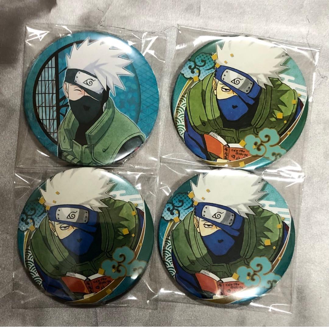 NARUTOJ-WORLDはたけカカシ和紙缶バッジ絆