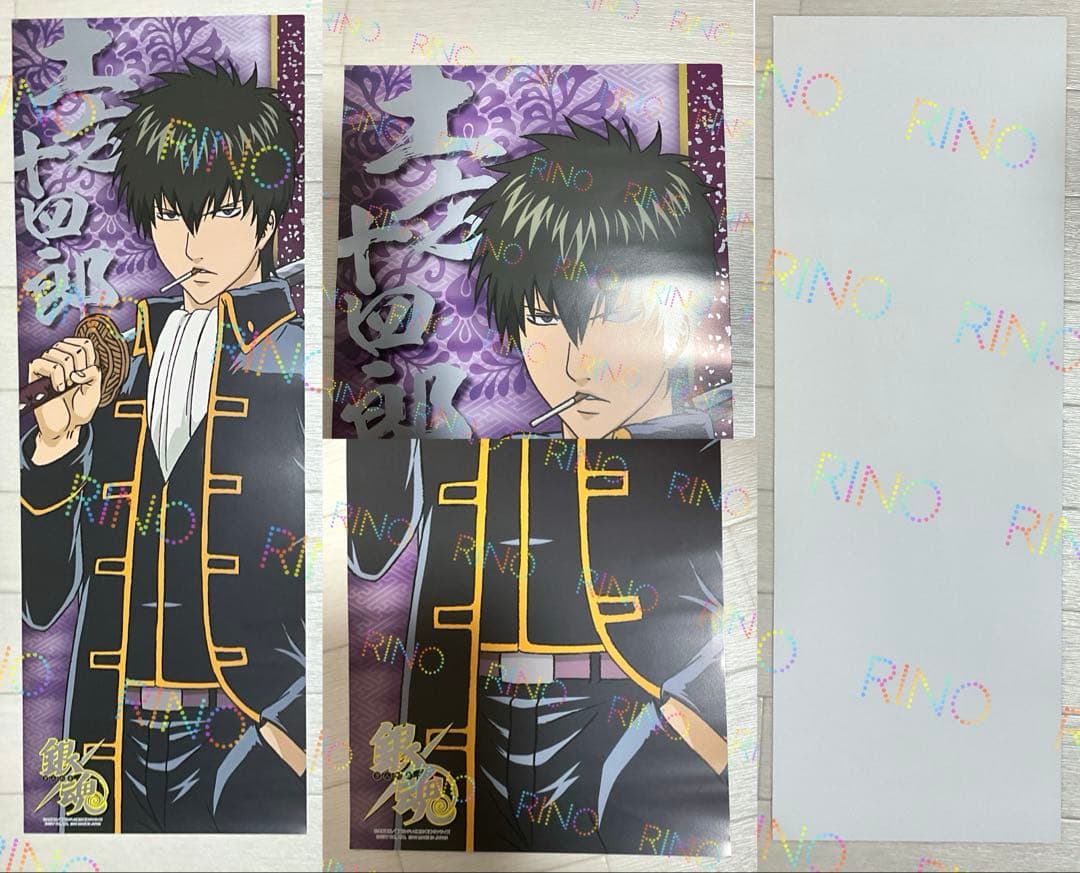 銀魂】キャラポスコレクション スティックポスター 銀時 沖田 土方