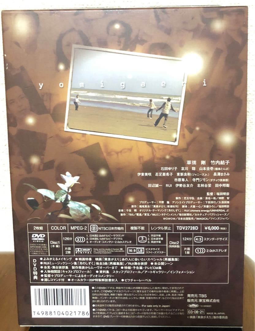 塩田明彦監督作品セット　DVD 6枚セット