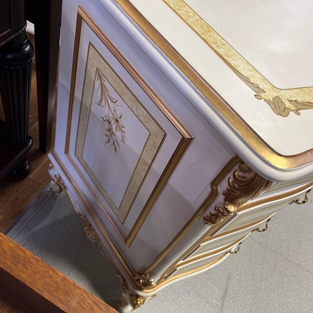 輸入家具】◇コンソールテーブル◇特大◇ロココ調◇猫脚◇◇Italy 【