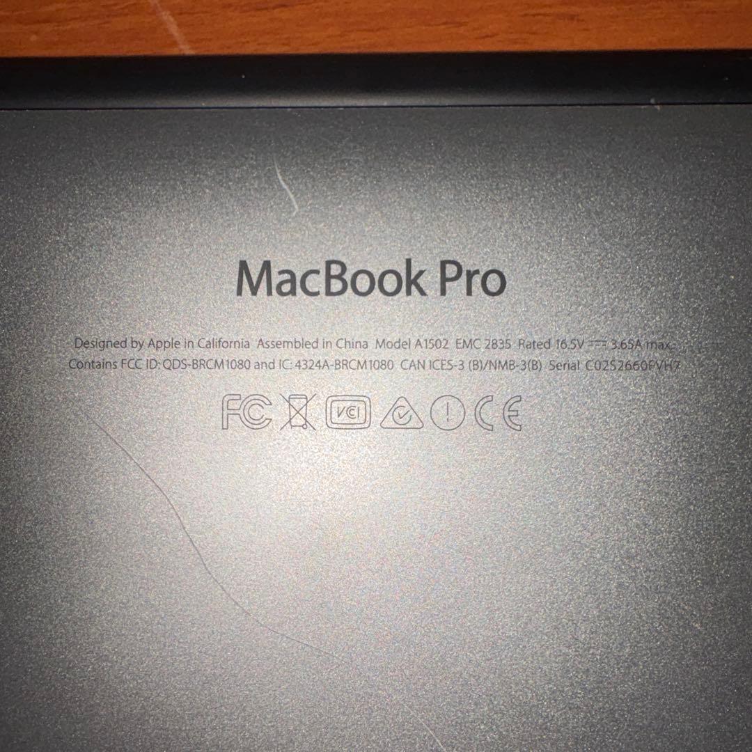 MacBook Pro 13インチ 2015 A1502 電源入らない ジャンク - メルカリ