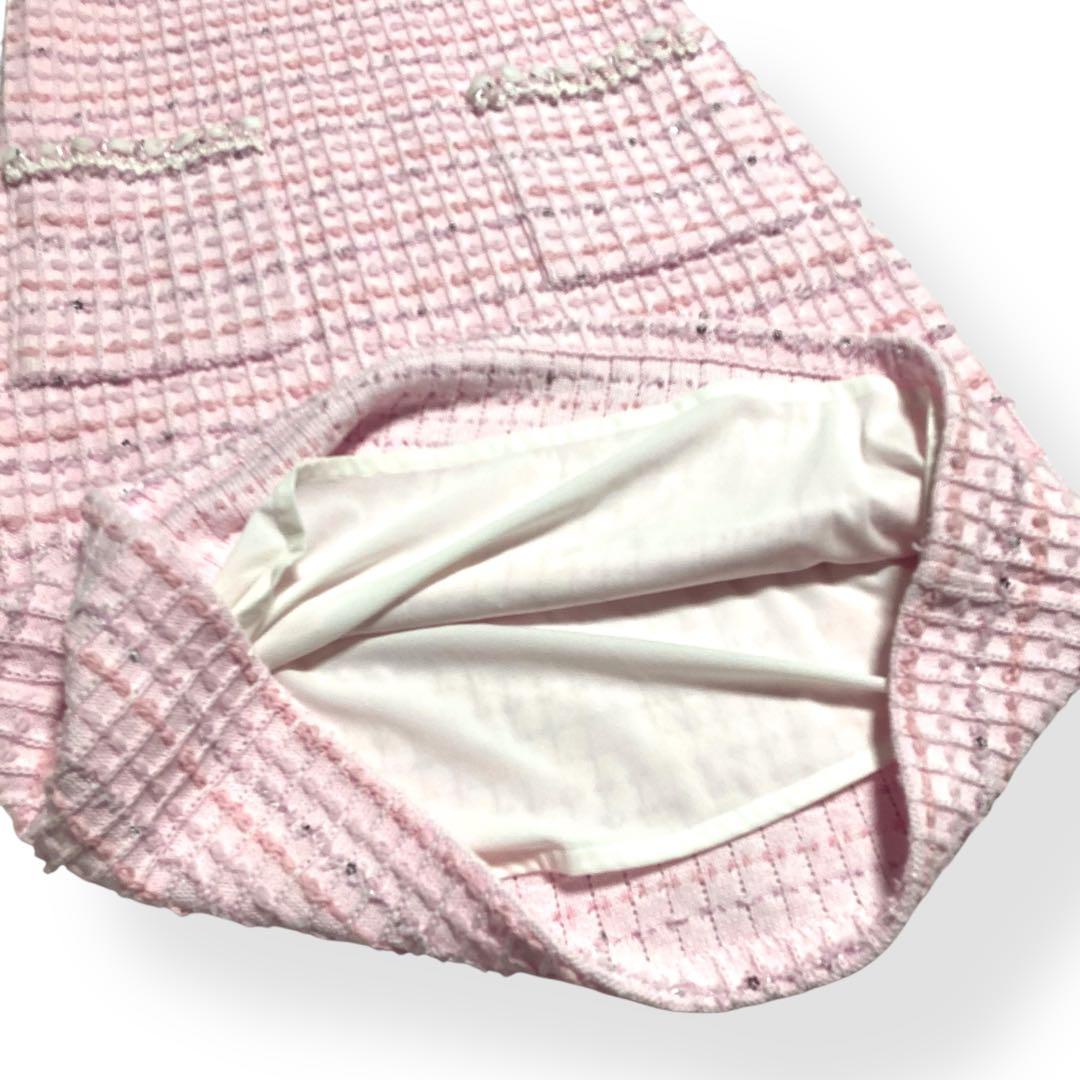 25SS☆Rene ルネ コットンツイード ノースリーブワンピース