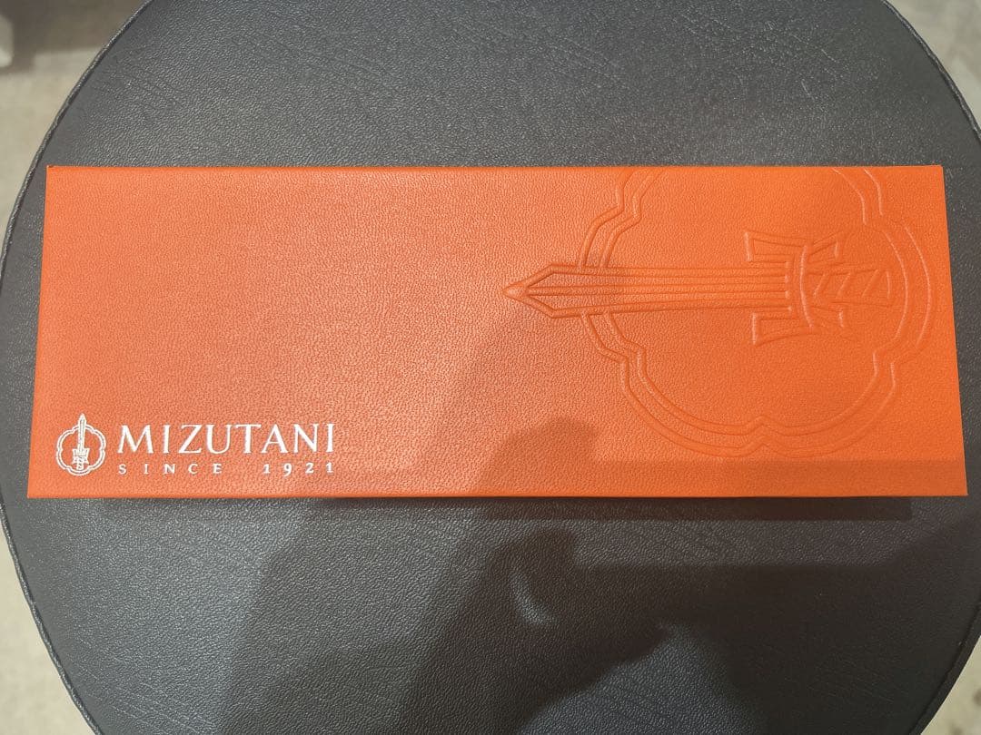 MIZUTANI セニングシザー オレンジレザーケース付き、右利き用 - メルカリ