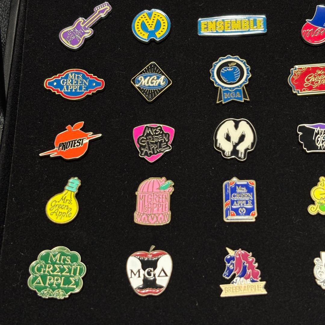 希少】Mrs.GREEN APPLE フェーズ1 ピンバッジ全種