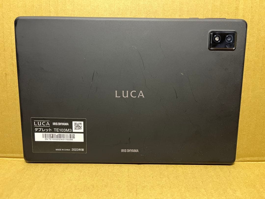 アイリスオーヤマ LUCA タブレット TE103M3 ブラック - メルカリ